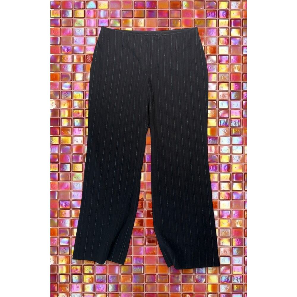 BCX Black Striped Pants